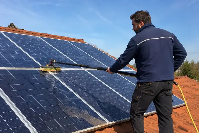 Nettoyage et entretien de panneaux solaires à Fontet